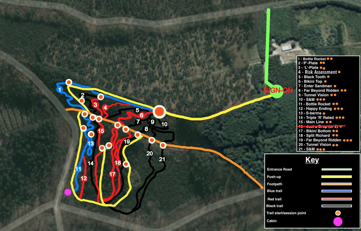 b1ke b1keparks rogate trailmap